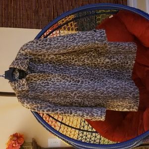 Leopard J Crew winter jacket .